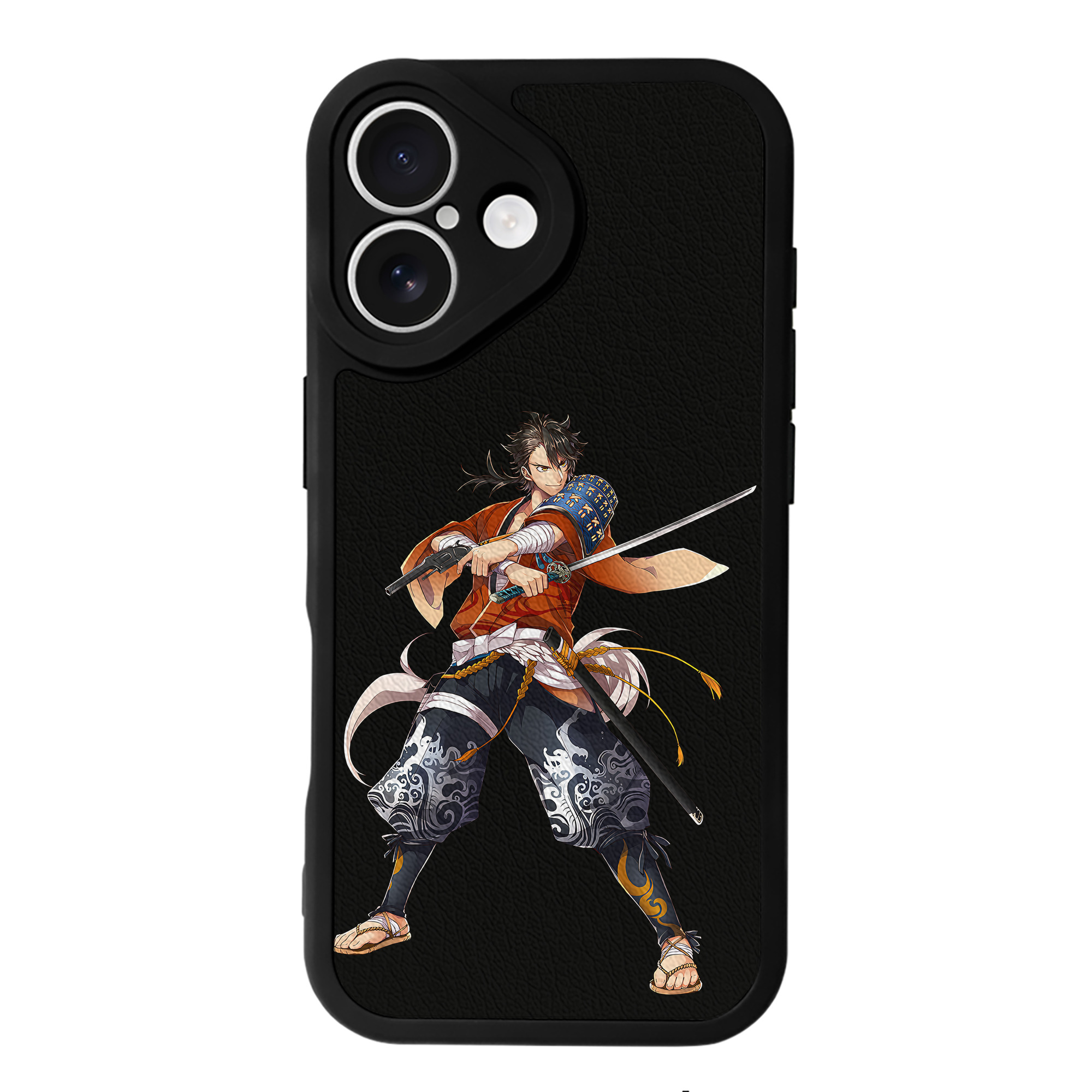 （画像用） 刀剣乱舞 Touken Ranbu 【iPhone 16シリーズ対応】シリコンスマホケース（レザー調） 材質：シリコン